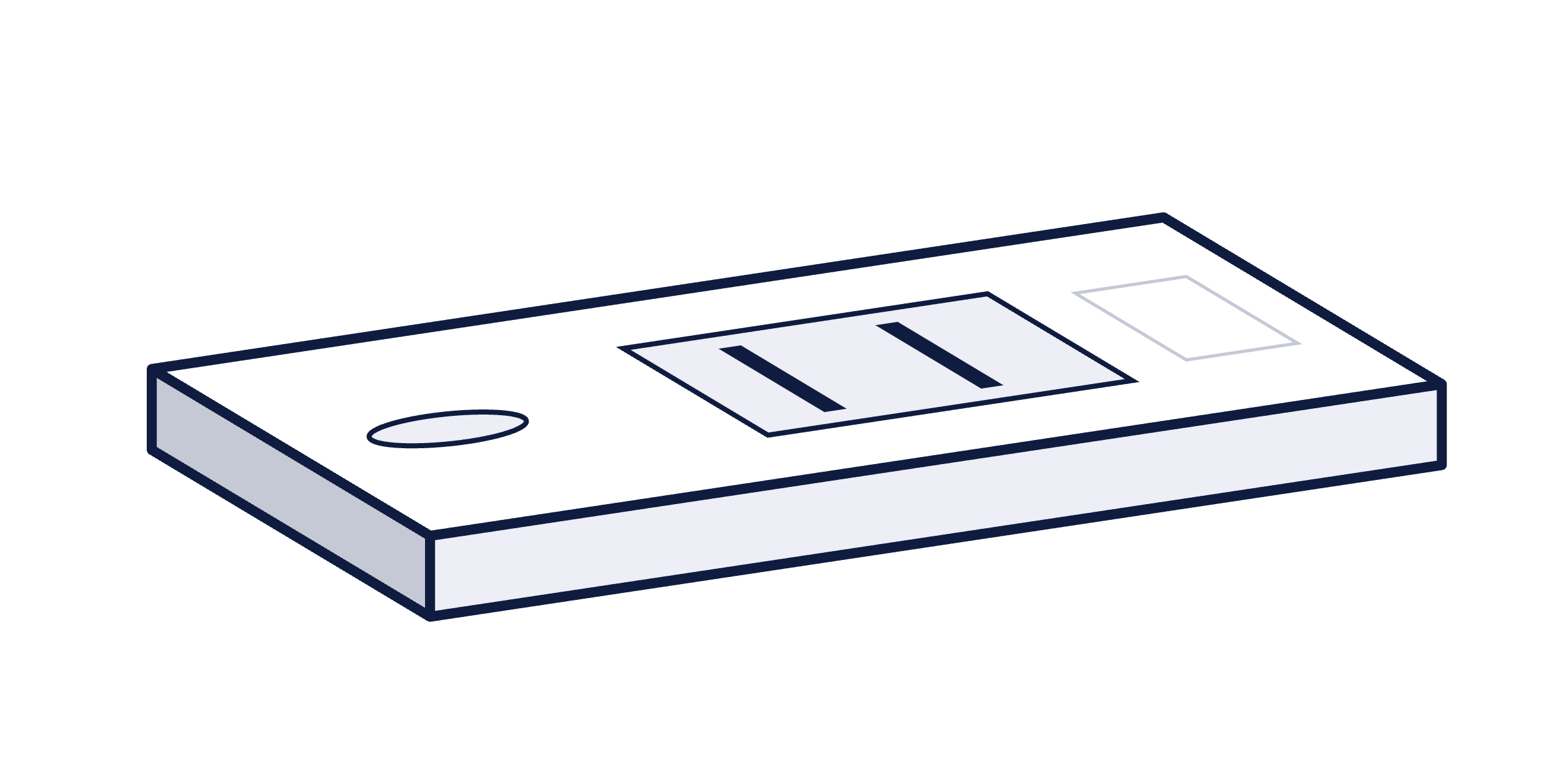 Single-use lateral flow test, NUXA design
